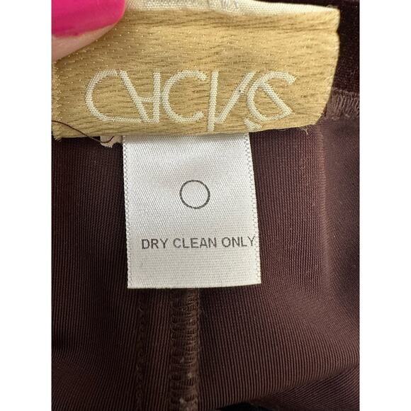 Cache vintage brown velvet pull on long skirt size Medium - Picture 5 of 15